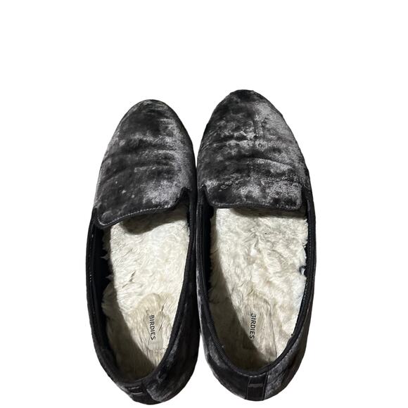 Birdies Starling Velvet Faux Fur Inner Loafers Flats Shoes Slip On 8.5 - Picture 2 of 6